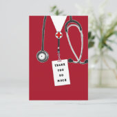 Doktor, danke Karte (Stehend Vorderseite)