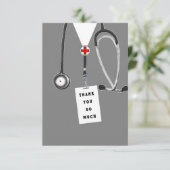 Doktor Dankeskarte (Stehend Vorderseite)
