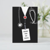 Doktor Dankeskarte (Stehend Vorderseite)