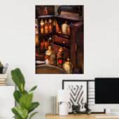 Doktor - Das Medizinschrank Poster (Heimbüro)