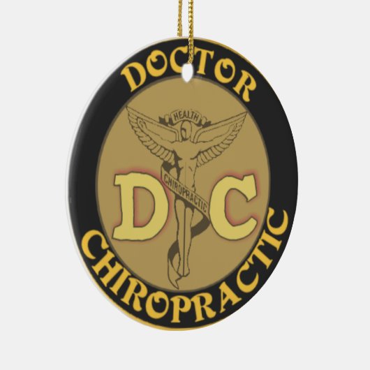 DOKTOR DC CHIROPRACTIC CHRISTMAS ORNAMENT (Rechts)
