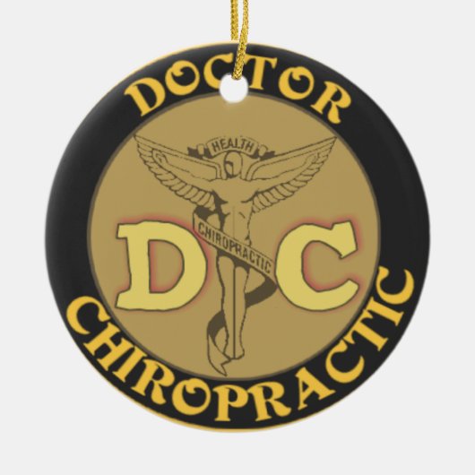 DOKTOR DC CHIROPRACTIC CHRISTMAS ORNAMENT (Vorne)