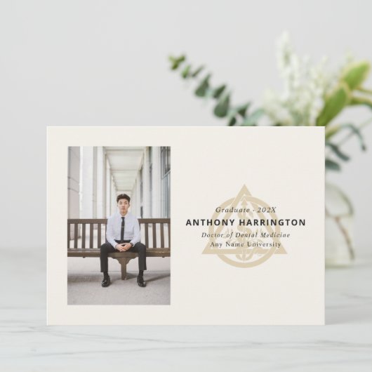 Doktor der Ankündigung von Denistry Black Gold (Stehend Vorderseite)