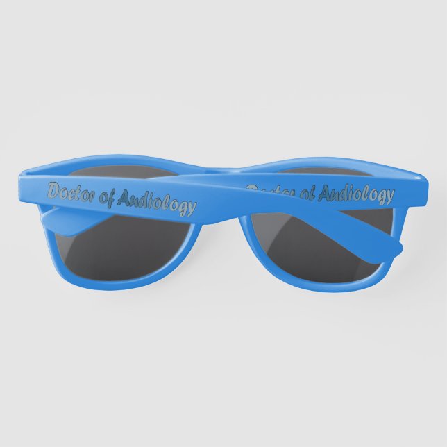 Doktor der Audiologie Sonnenbrille (Rückseite)