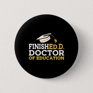 Doktor der Bildung Doktortitel Abschluss 202 Button
