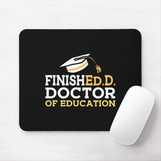 Doktor der Bildung Doktortitel Abschluss 202 Mousepad (Mit Mouse)