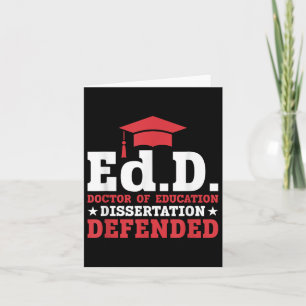 Doktor der Bildung Karte