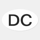 Doktor der Chiropraktik Ovaler Aufkleber (Vorderseite)