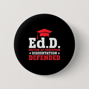 Doktor der Erziehungswissenschaft Dissertation ver Button