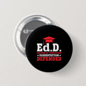 Doktor der Erziehungswissenschaft Dissertation ver Button (Vorne & Hinten)