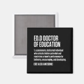 Doktor der Erziehungswissenschaft Doktoratsabschlu Magnet (Vorderseite/Rückseite)