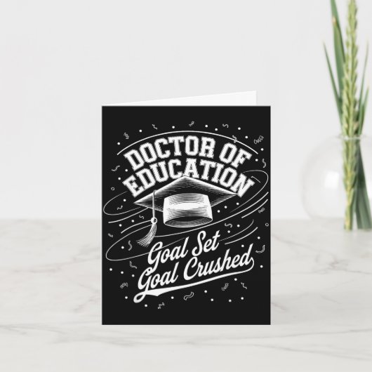 Doktor der Erziehungswissenschaft Doktorgrad Absch Karte (Vorderseite)