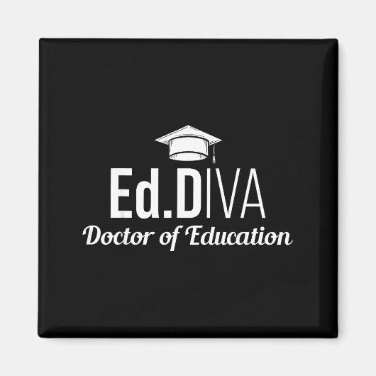 Doktor der Erziehungswissenschaft EdD Diva Doktort Magnet (Vorne)