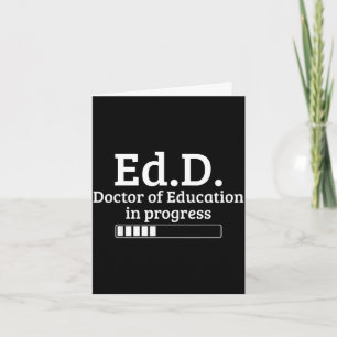 Doktor der Erziehungswissenschaften Ph.D. Promotio Karte