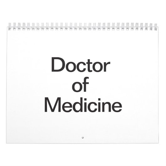 Doktor der Medizin Kalender (Titelbild)