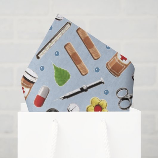 Doktor der Medizin Seidenpapier (Geschenk Tasche)