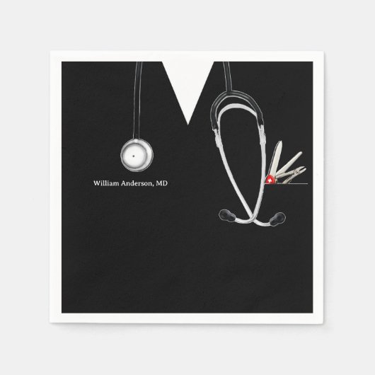 Doktor der Medizin Serviette (Vorderseite)
