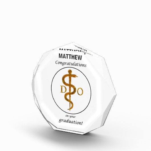 Doktor der Osteopathie Abschluss Herzlichen Glückw Fotoblock (Rechts)