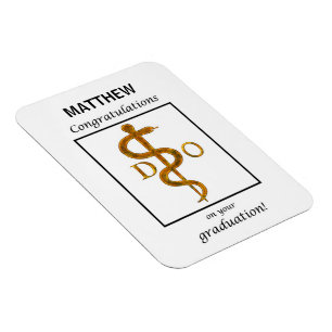 Doktor der Osteopathie Abschluss Herzlichen Glückw Magnet