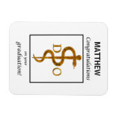 Doktor der Osteopathie Abschluss Herzlichen Glückw Magnet (Horizontal)