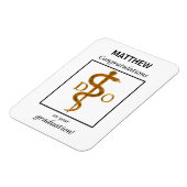 Doktor der Osteopathie Abschluss Herzlichen Glückw Magnet (Linke Seite)