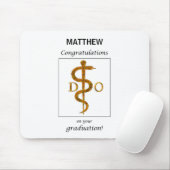 Doktor der Osteopathie Abschluss Herzlichen Glückw Mousepad (Mit Mouse)