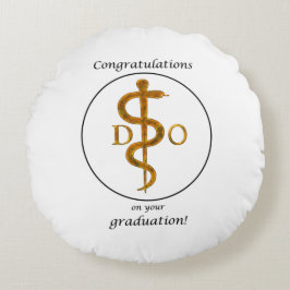 Doktor der Osteopathie Abschluss Herzlichen Glückw Rundes Kissen