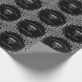 Doktor der Pflegepraxis Abschluss Schwarz Silber Geschenkpapier (Ecke)