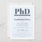 Doktor der Philosophie Doktortitel Doktorand Absch Einladung (Vorderseite)