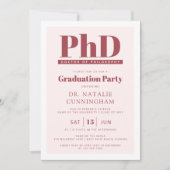 Doktor der Philosophie Doktortitel Doktorand Absch Einladung (Vorderseite)