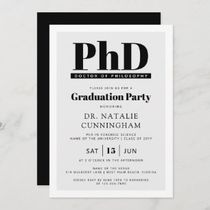 Doktor der Philosophie Doktortitel Doktorand Absch Einladung