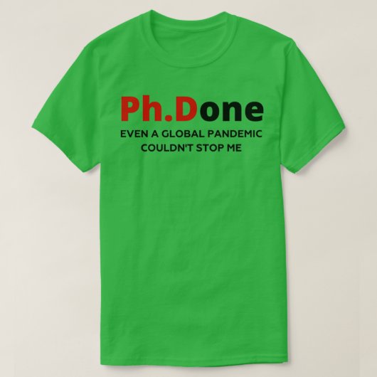 Doktor der Philosophie Funny Gift T-Shirt (Design vorne)