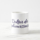 Doktor der Philosophie Kaffeetasse (Mittel)