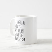Doktor der Physik, ICH BIN EINE PHYSISCHE THERAPIE Kaffeetasse (Vorderseite Links)