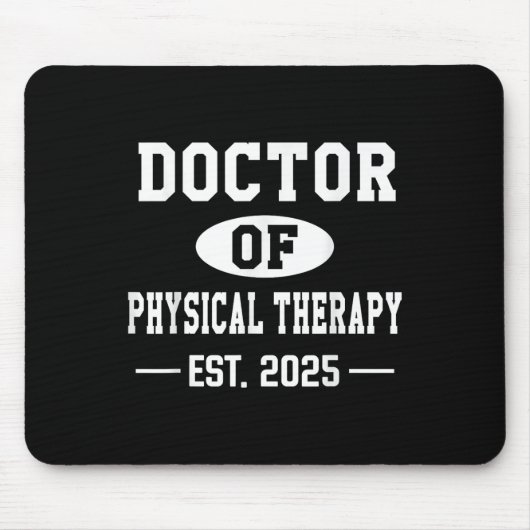 Doktor der Physikalischen Therapie Est 2025 Doktor Mousepad (Vorne)