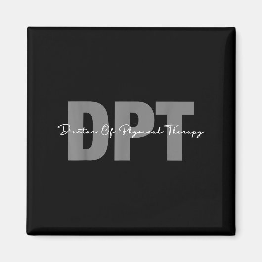 Doktor der Physiotherapie DPT-Studenten-Abschluss Magnet (Vorne)