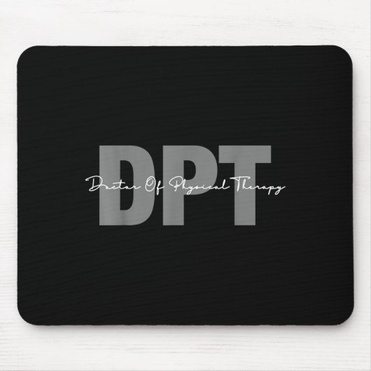 Doktor der Physiotherapie DPT-Studenten-Abschluss Mousepad (Vorne)