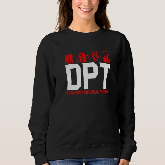 Doktor der Physiotherapie Sweatshirt (Vorderseite)