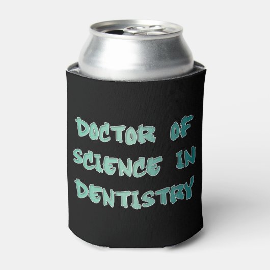 Doktor der Zahnmedizin Dosenkühler (Kanne Vorderseite)