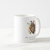 Doktor des Anatomischen Herzkartologen Kaffeetasse (VorderseiteRechts)