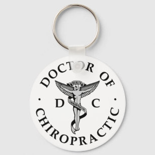 Doktor des Chiropractic Logo-Schlüsselanhängers Schlüsselanhänger