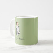 Doktor des Name-8bit Kaffeetasse (Vorderseite Links)
