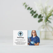 Doktor, die Röntgenuntersuchung Visitenkarte (Stehend Vorderseite)