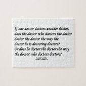 Doktor Doctoring Another Doktor (ZungeTwister) Puzzle (Horizontal)