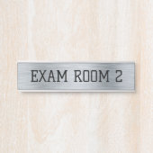 Doktor Doktor Doktor Studentenstudio Silber signie Türschild (Vorderseite )