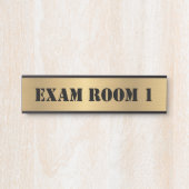 Doktor Doktor Doktor-Türbüro Zeichen Prüfraum Türschild (Vorderseite )