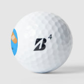 Doktor Doktor helfen Ihnen zu treffen! Blue Backgr Golfball (Logo)