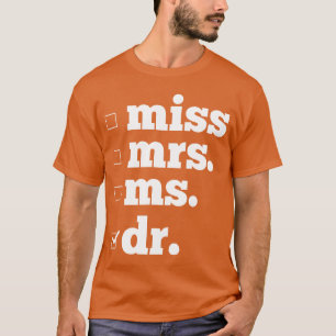 Doktor Dr. PhD Doktorgrad vintage T-Shirt