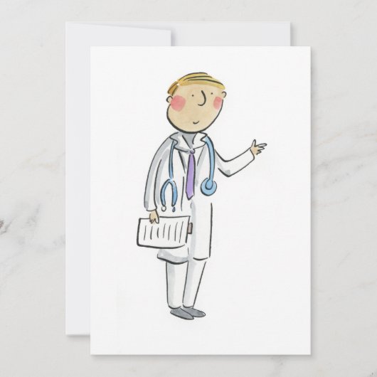 Doktor Einladung (Vorderseite)