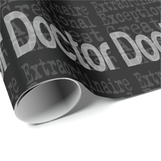 Doktor Extraordinaire Geschenkpapier (Rolleneckpunkt)